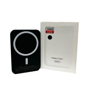 Black 10000mAh Magnetic Battery Pack(Not Apple Brand)